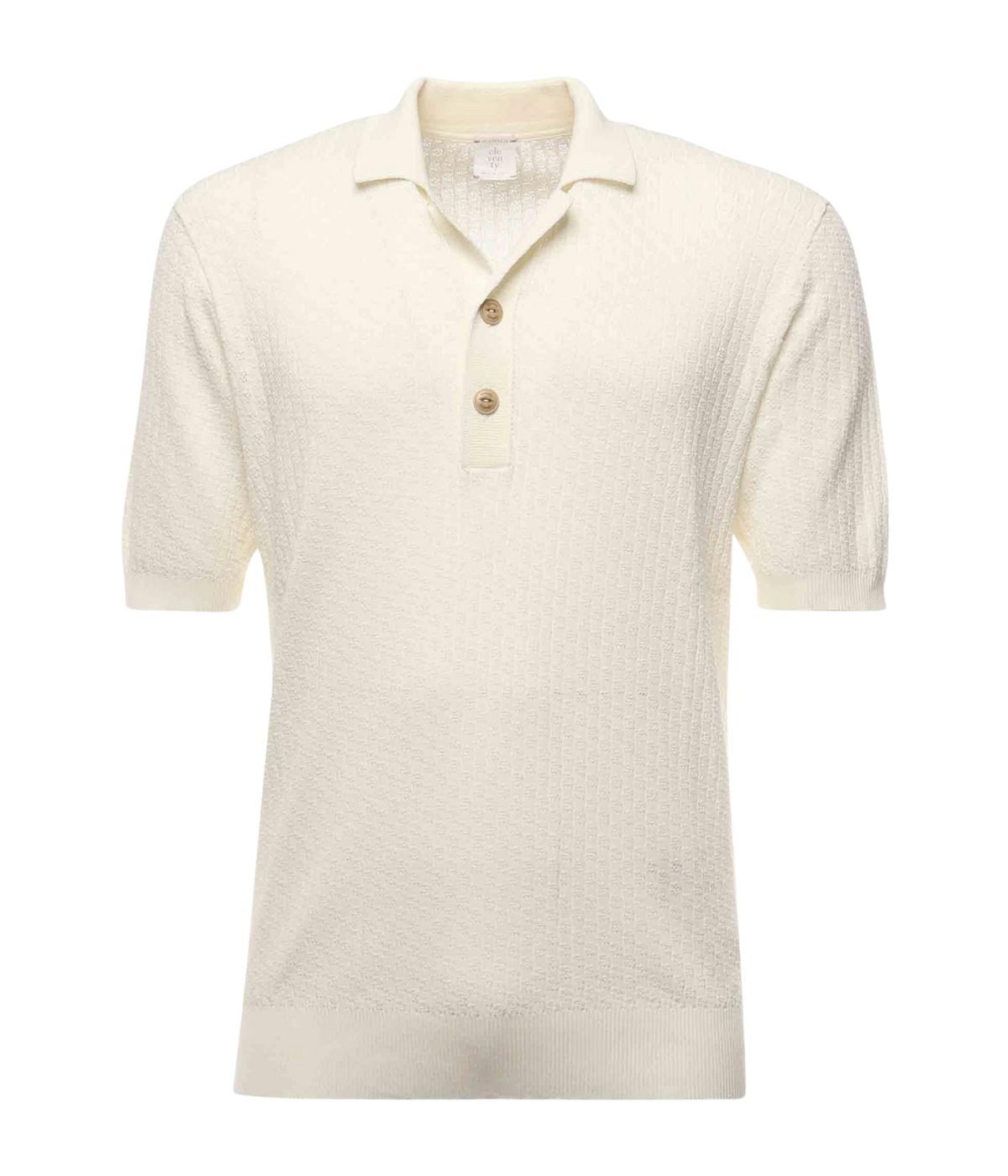 Polo Sweater in White