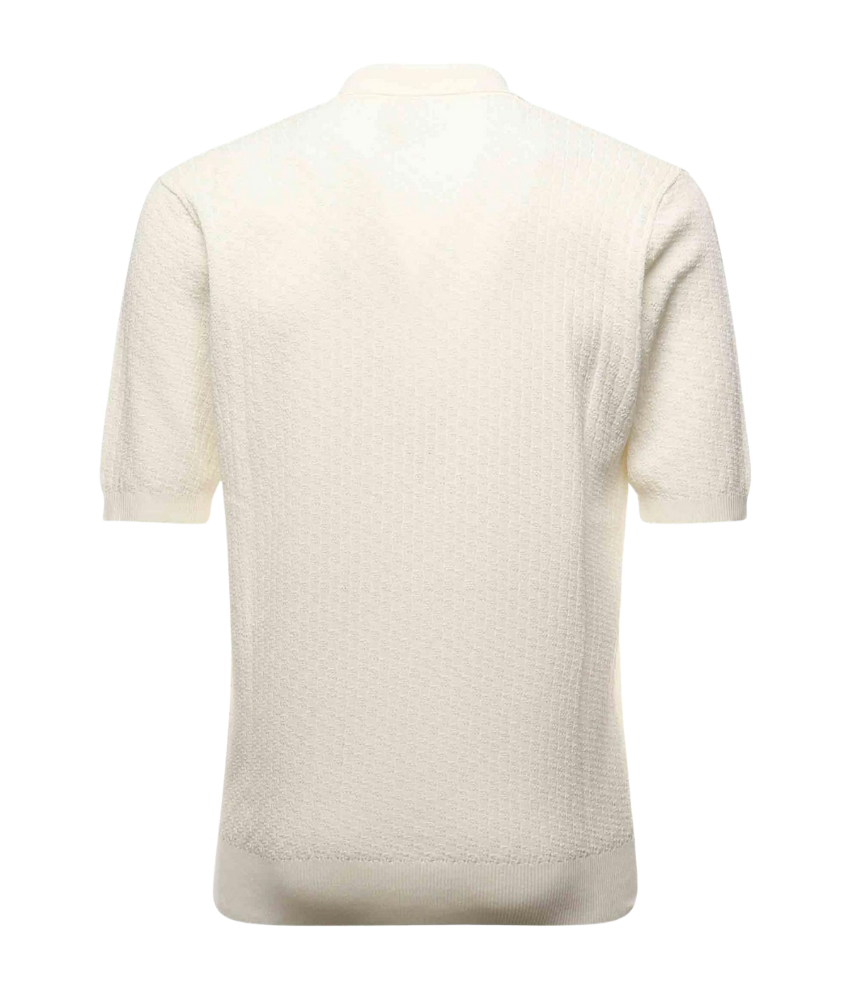 Polo Sweater in White