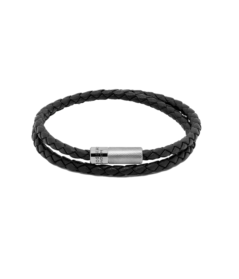 Pop Rigato Double Wrap Bracelet in Black