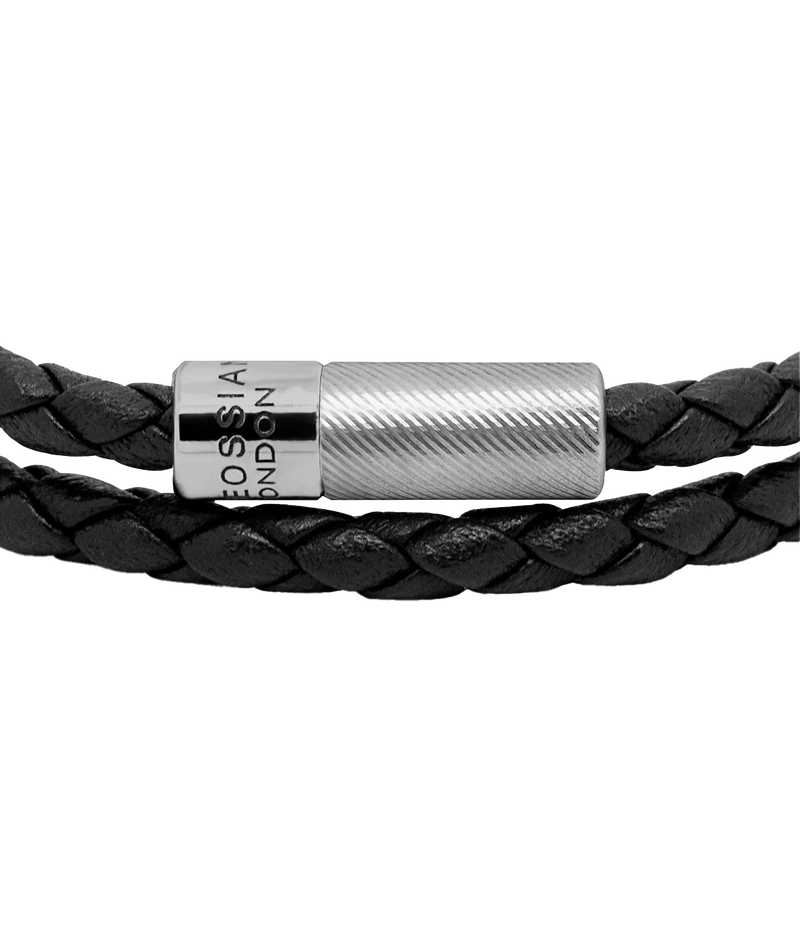 Pop Rigato Double Wrap Bracelet in Black
