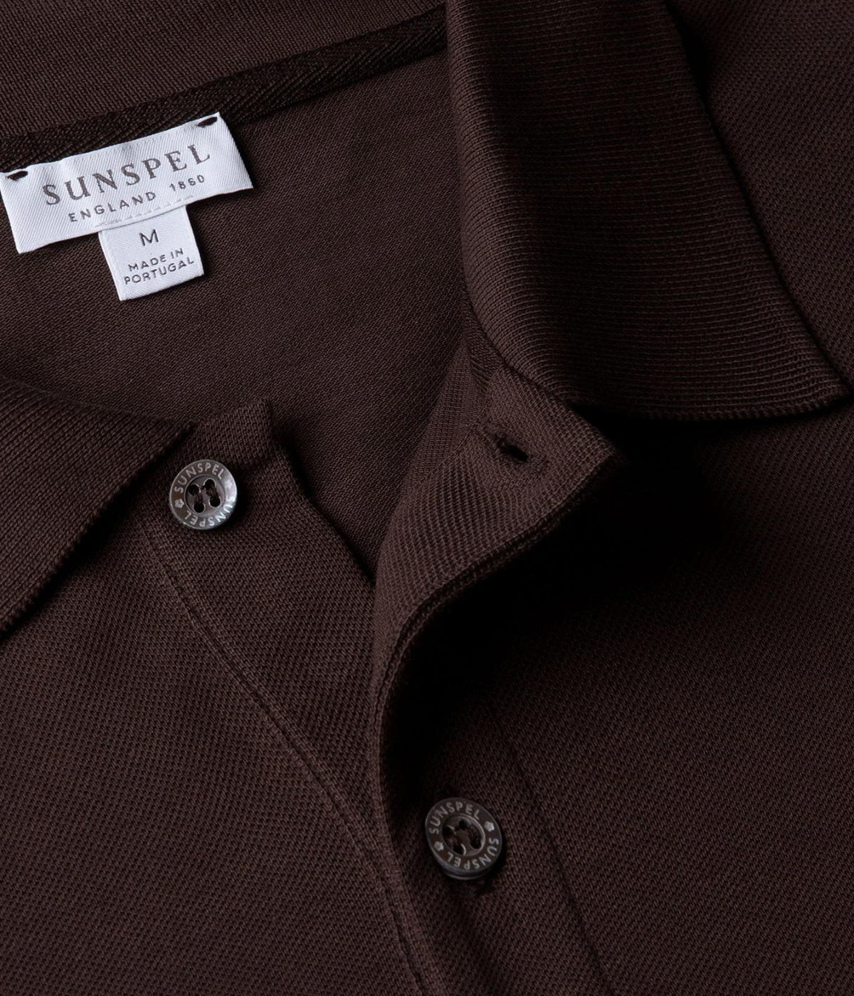 Riviera Polo Shirt in Dark Chocolate