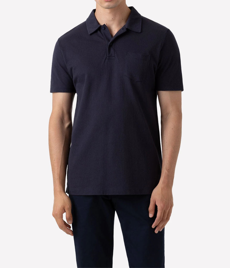 Riviera Polo Shirt in Navy