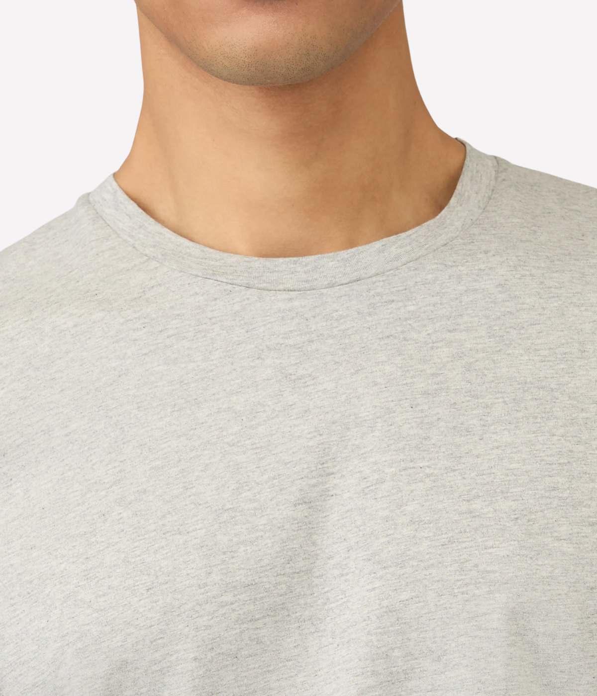 Riviera T-Shirt in Grey Melange