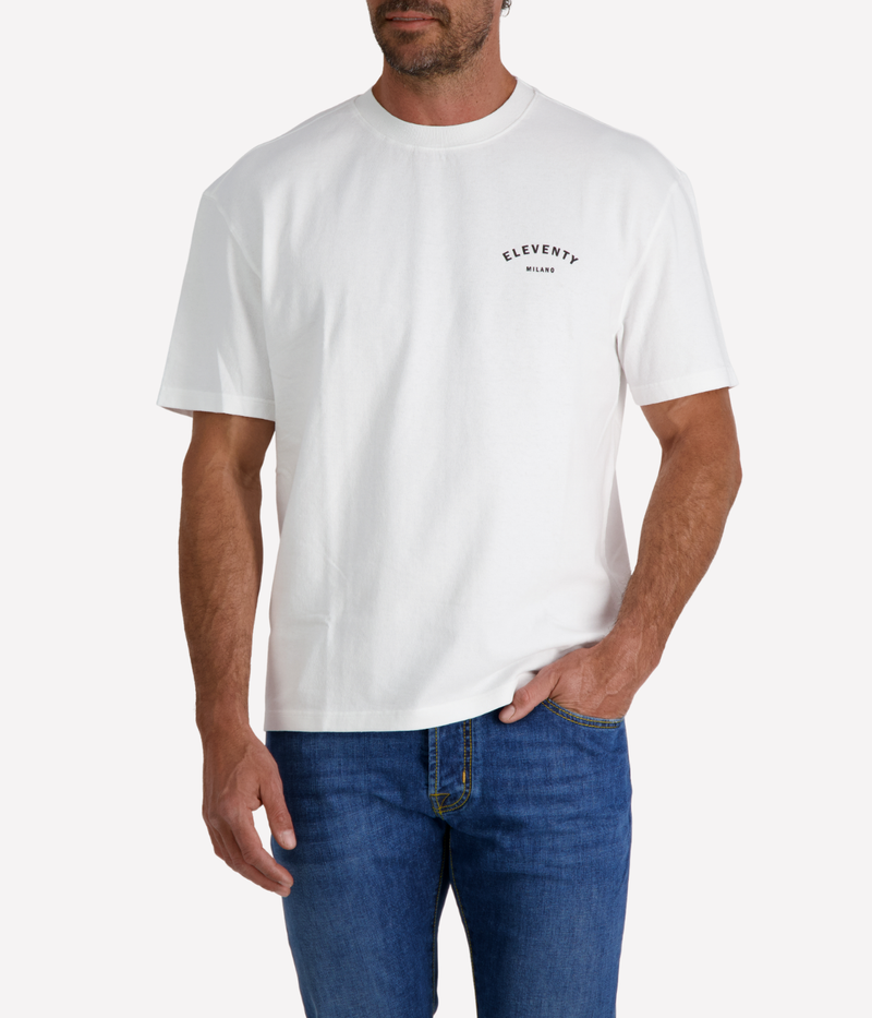 Round Neck T-Shirt in White