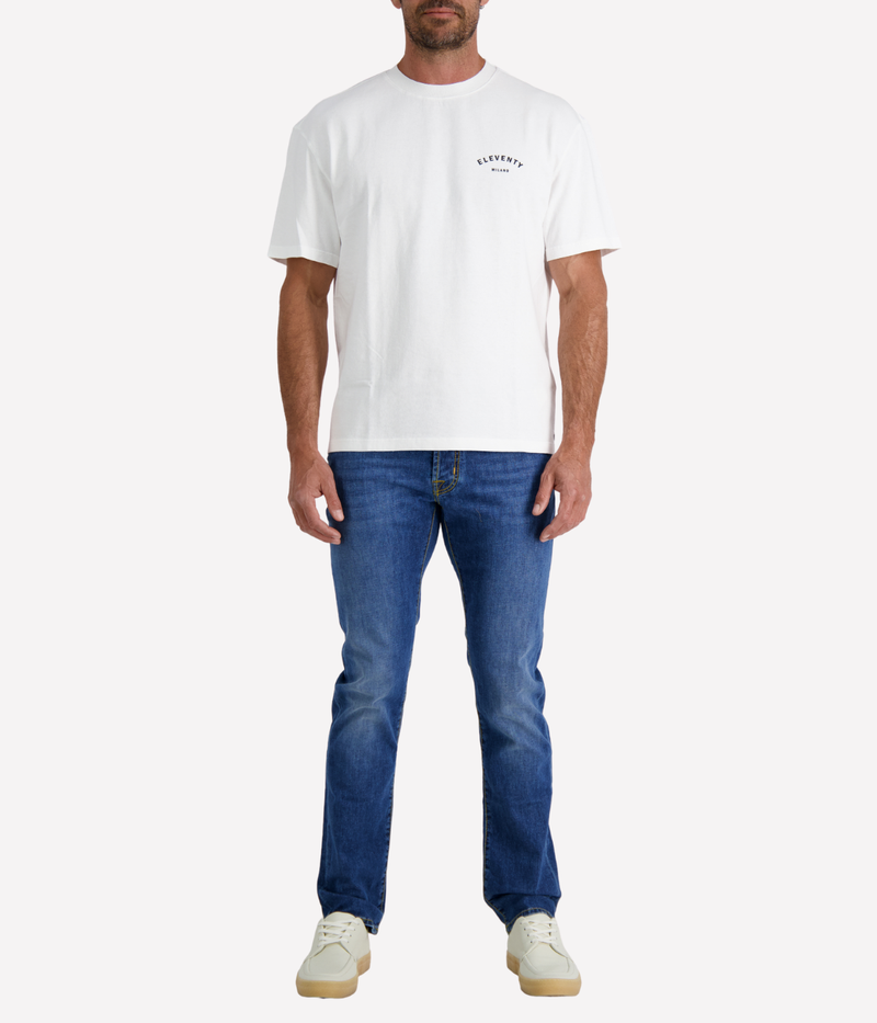Round Neck T-Shirt in White