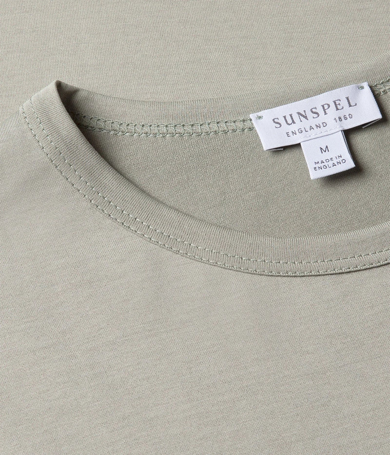 SS Crew Neck T-Shirt in Pastel Green