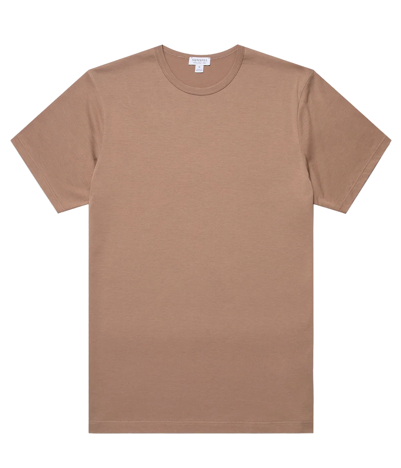 SS Crew Neck T-Shirt in Dune