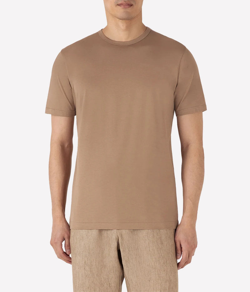 SS Crew Neck T-Shirt in Dune