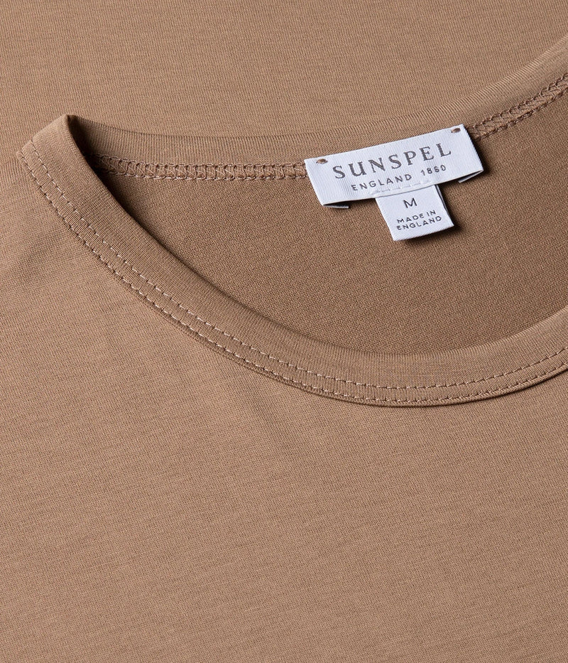 SS Crew Neck T-Shirt in Dune