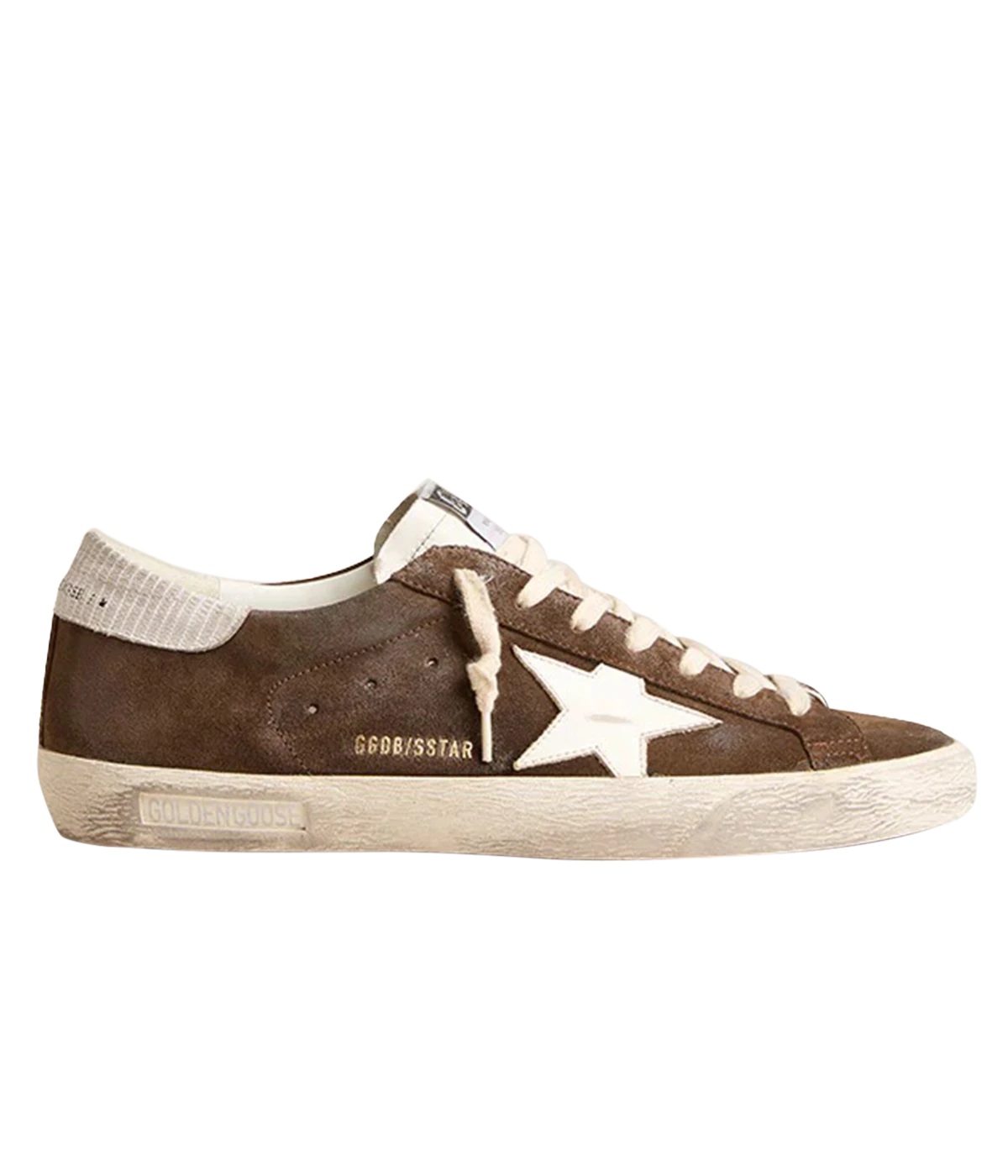 Super Star Sneaker in Brown White