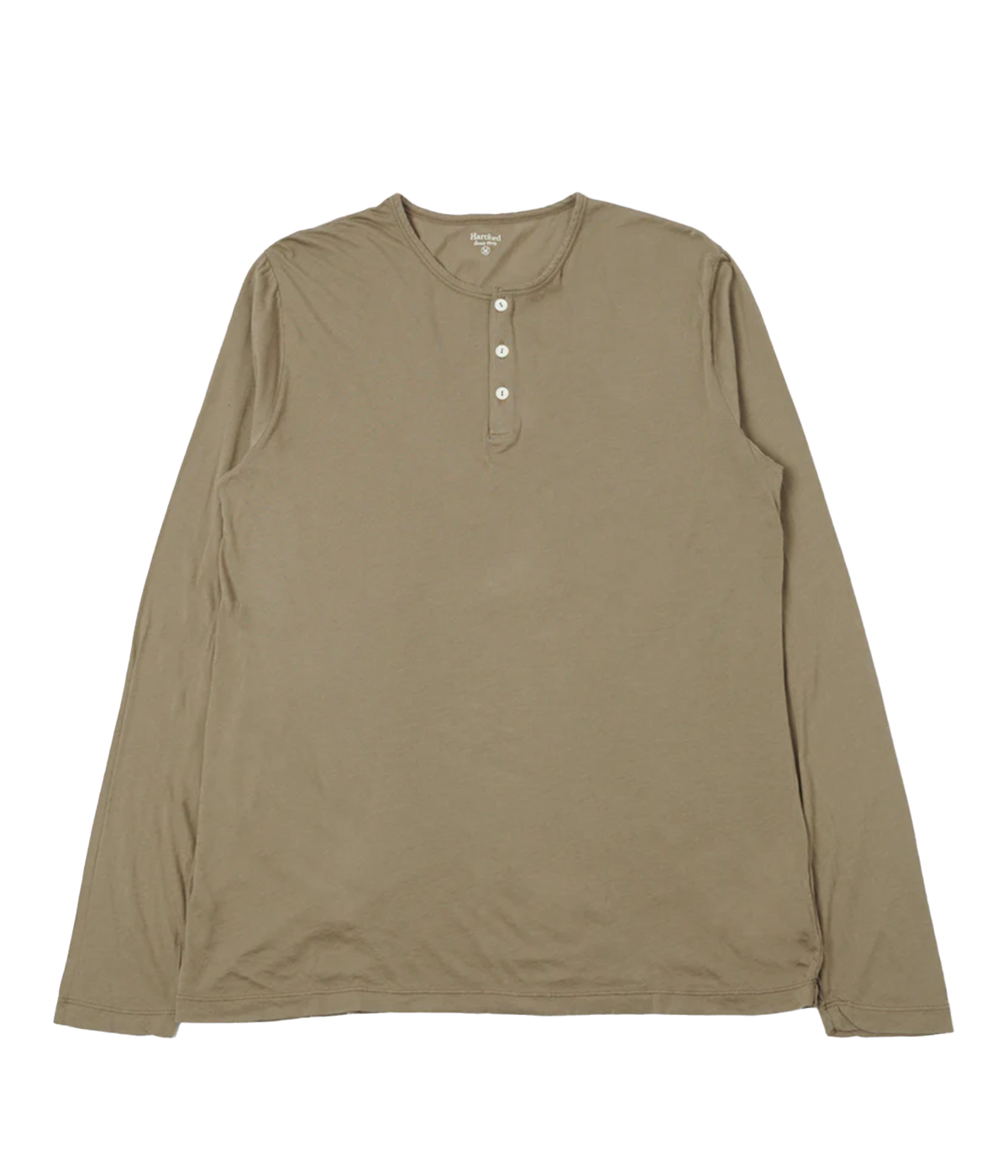 *FINAL SALE* Linen Henley T-Shirt in Sahara
