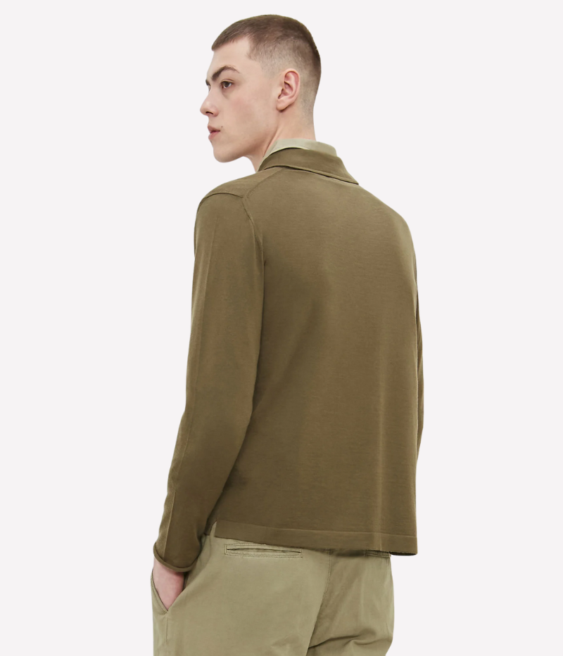 Regular fit shawl collar cardigan in ultrafine worsted pure cashmere, featuring unfinished cuffs, made in Italy for a luxurious and comfortable look.