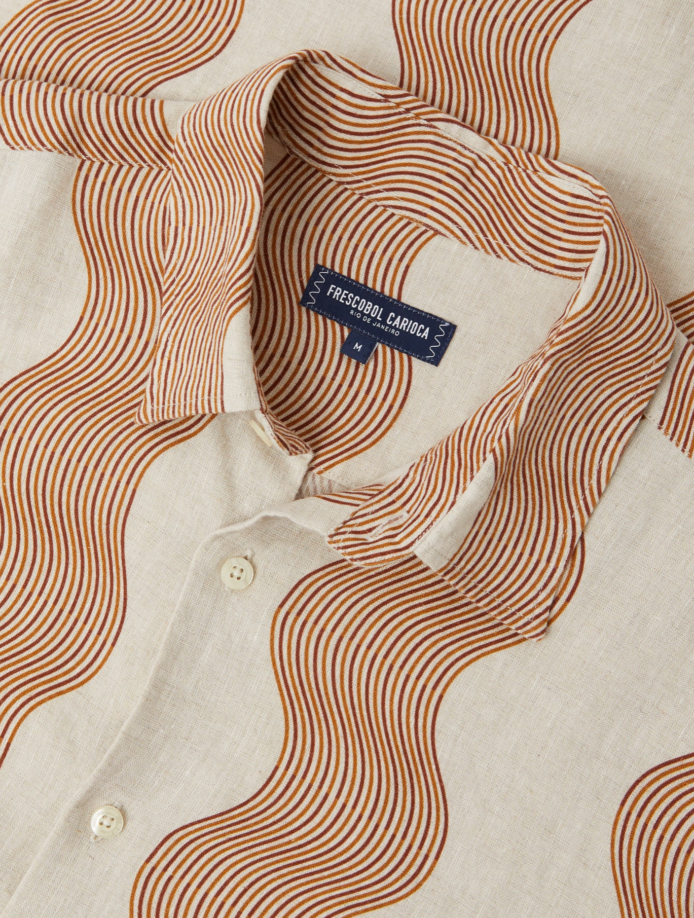 Castro Duo Cabana Short Sleeve Shirt Ecru