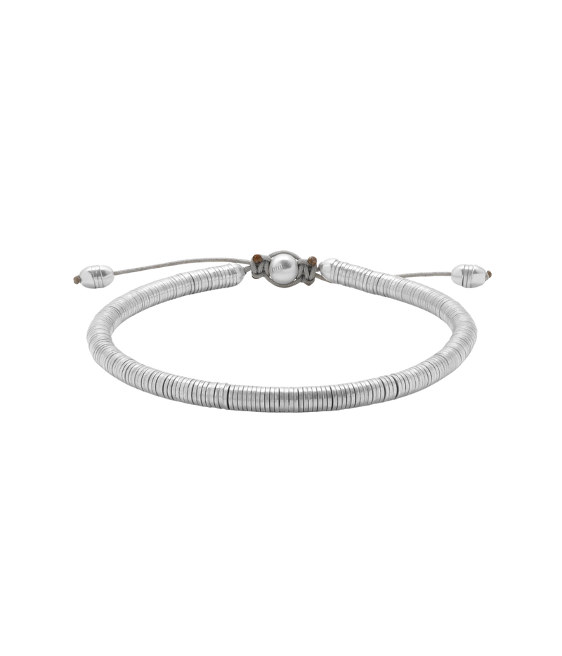 Men’s classic sterling silver bracelet with polished finish and timeless chain design.