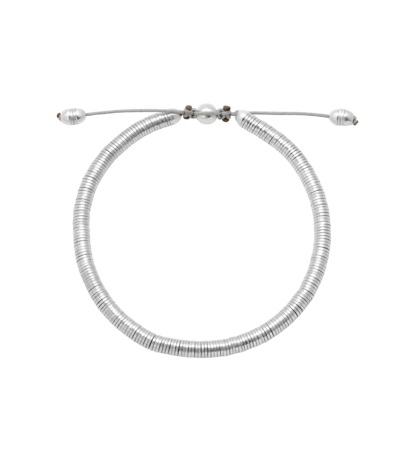 Men’s classic sterling silver bracelet with polished finish and timeless chain design.