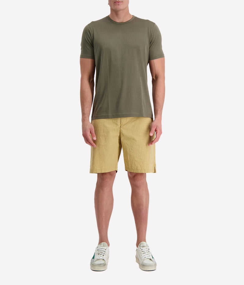 Sergio Cotton Short in Dried Moss