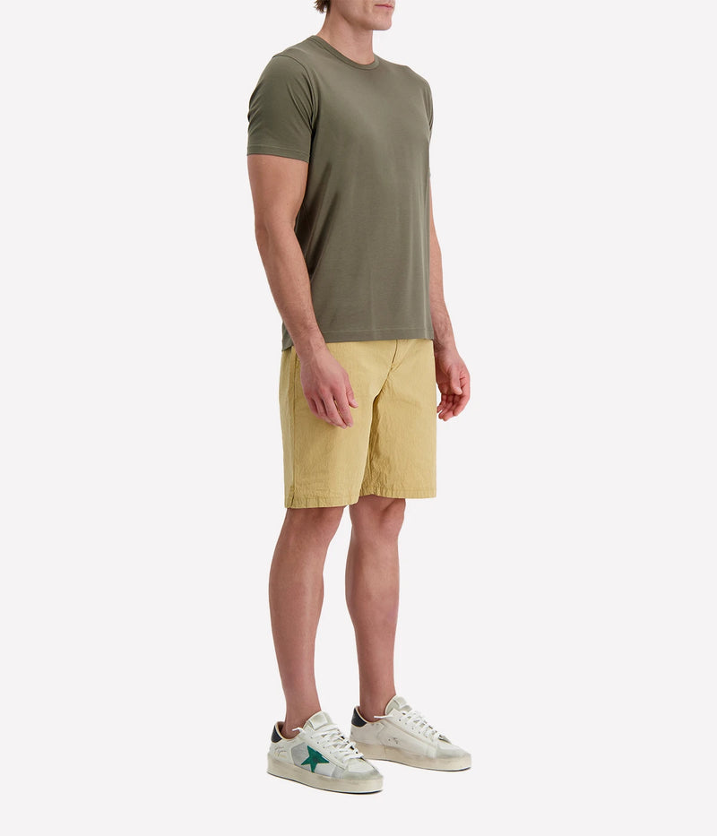 Sergio Cotton Short in Dried Moss