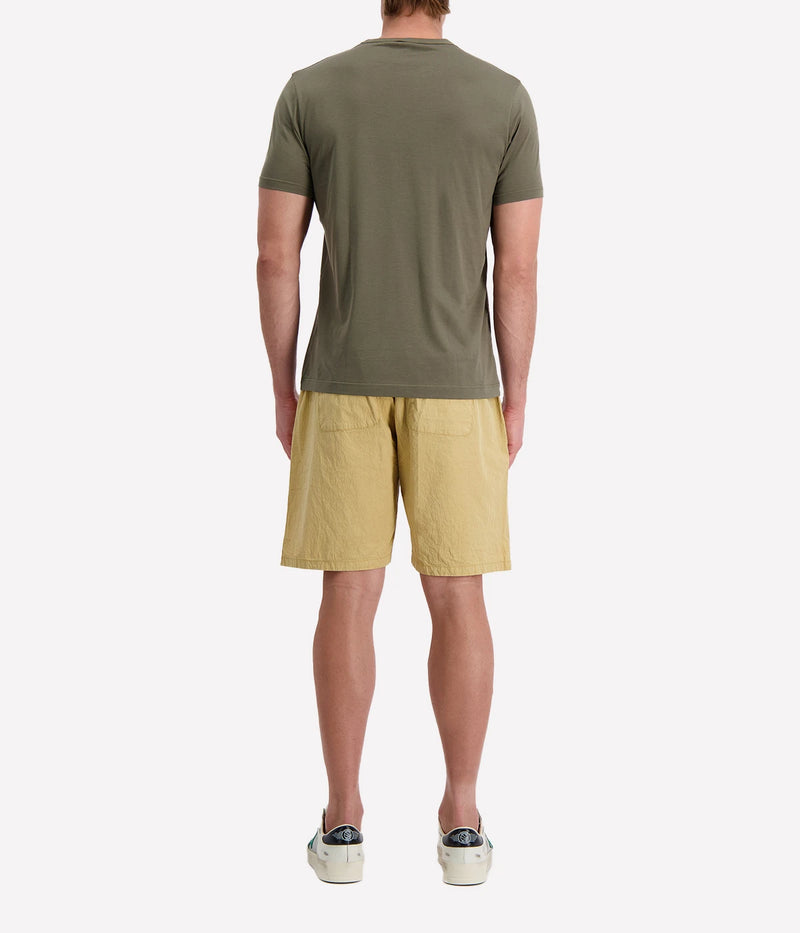 Sergio Cotton Short in Dried Moss