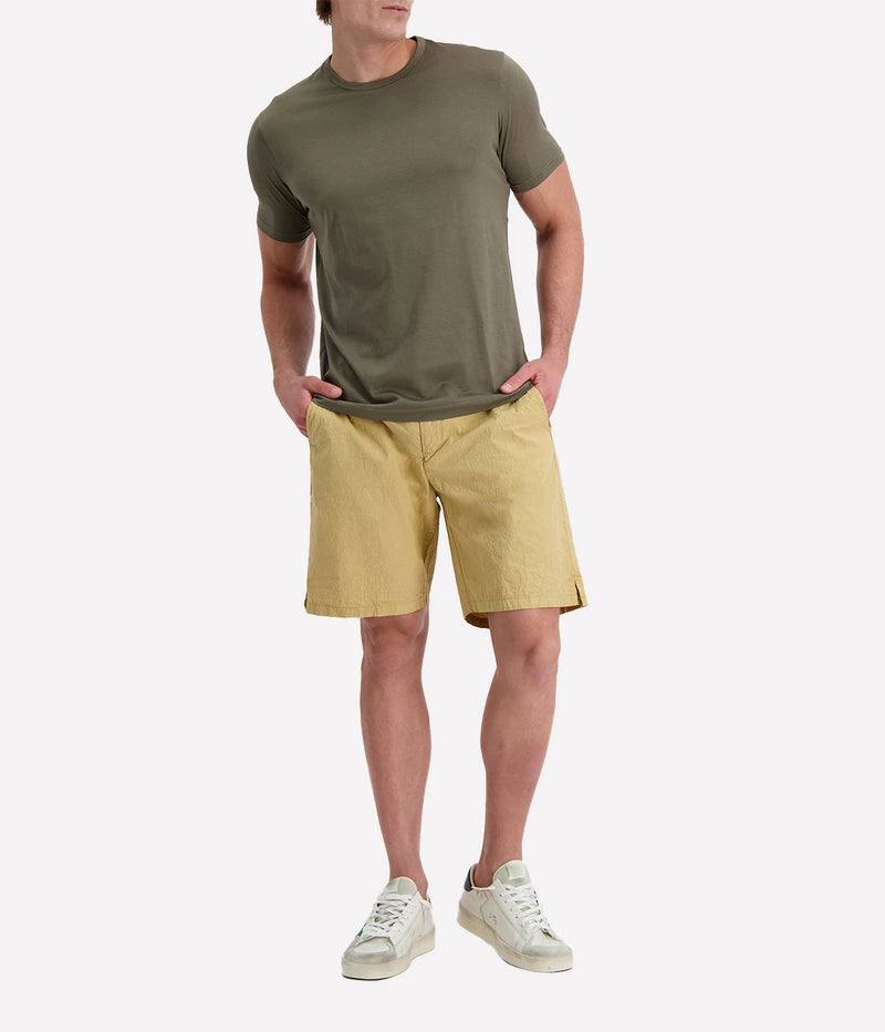 Sergio Cotton Short in Dried Moss