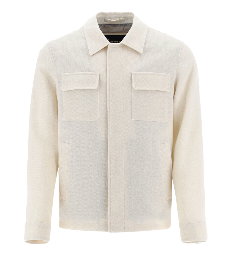 Shirt Jacket in White