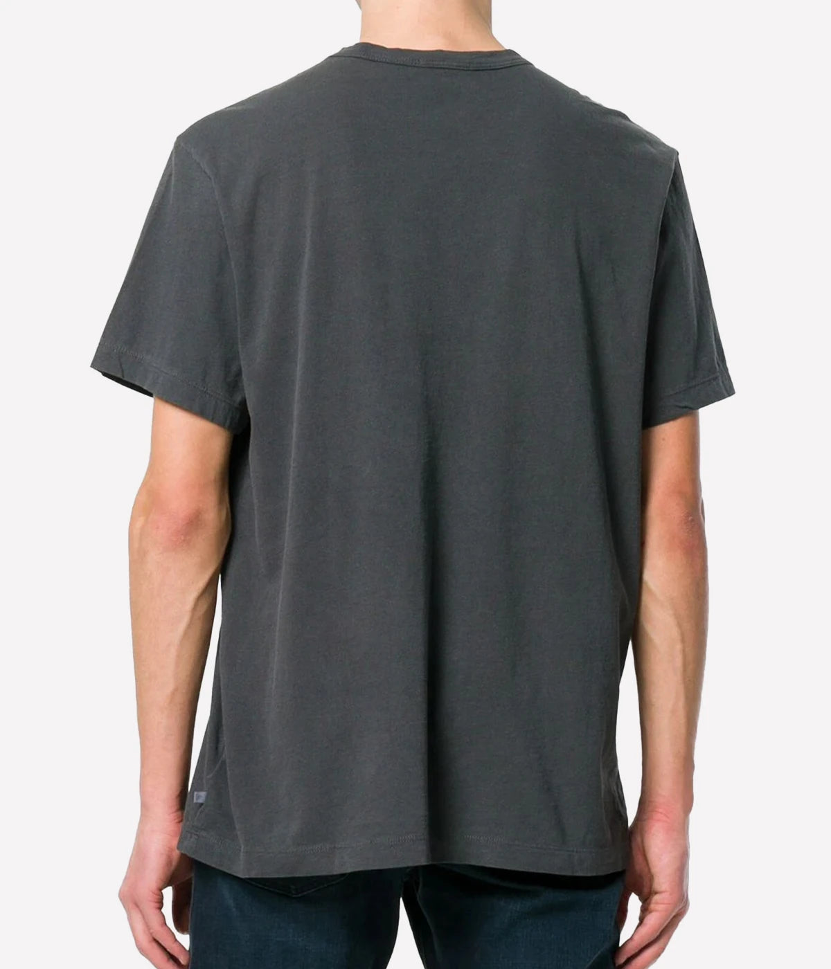 Short Sleeve Crew in Flannel Pigment