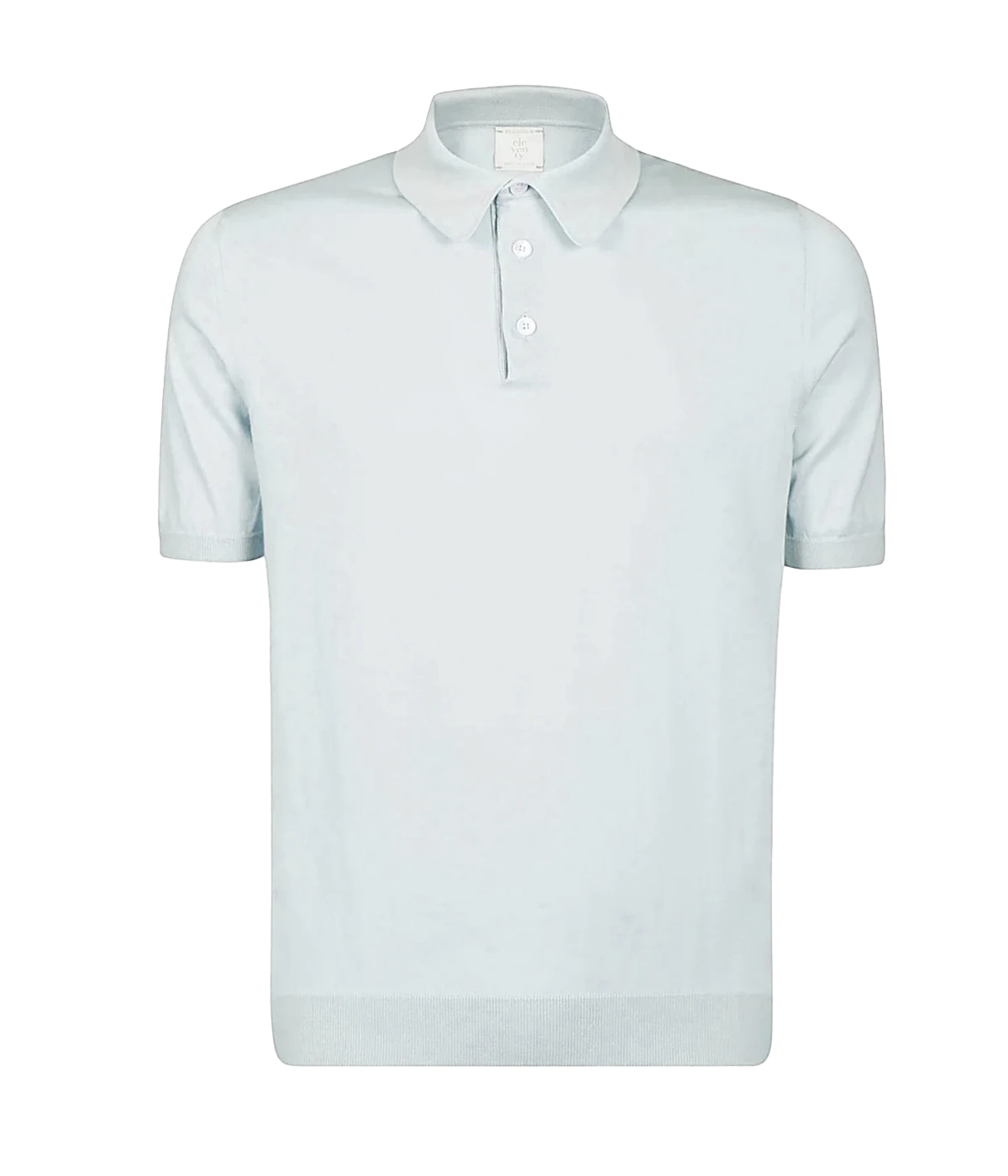 Short Sleeve Polo in Azzurro