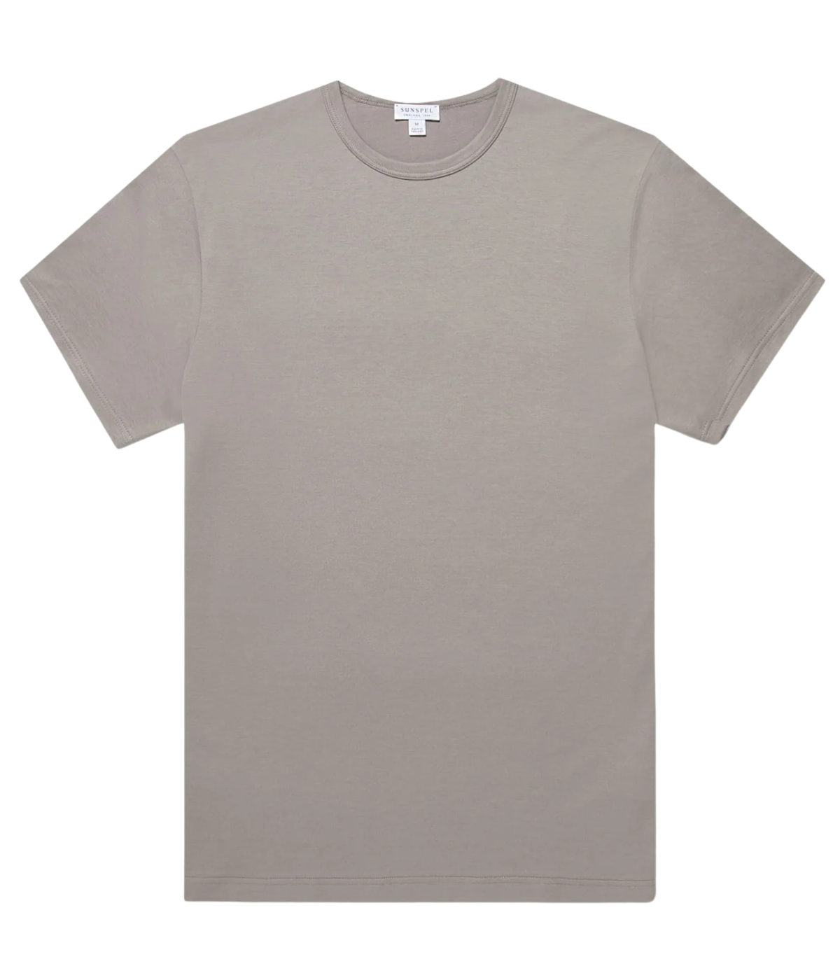 Short Sleeve Crew Neck T-Shirt in Iron Grey