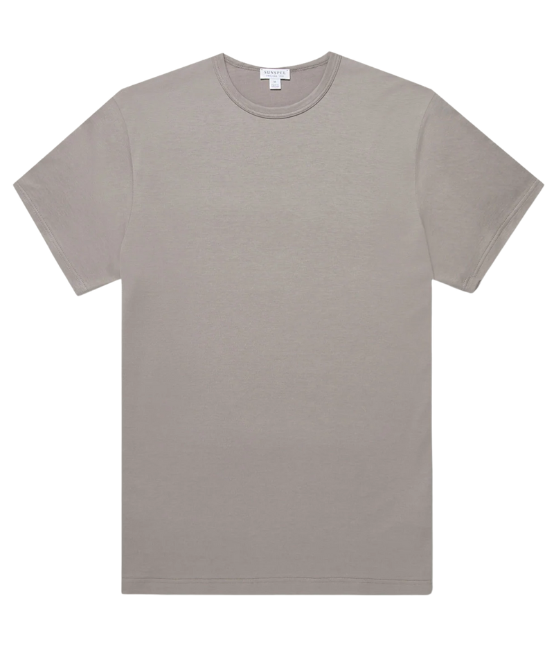 Short Sleeve Crew Neck T-Shirt in Iron Grey