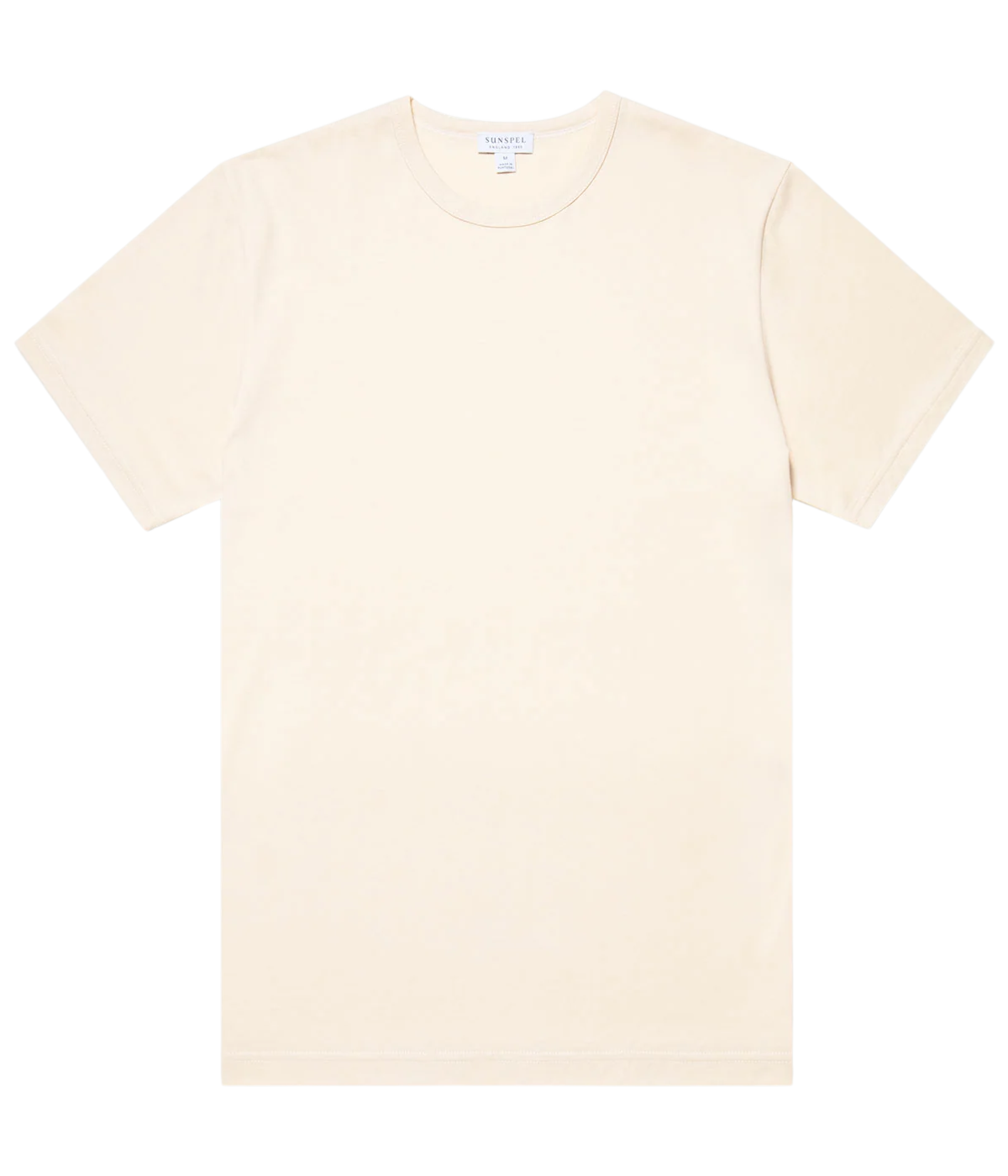 Short Sleeve Crew Neck T-Shirt in Undyed