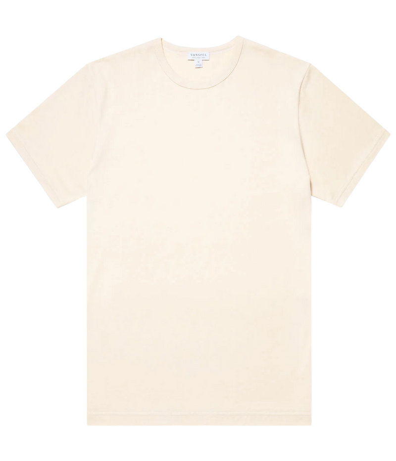 Short Sleeve Crew Neck T-Shirt in Undyed