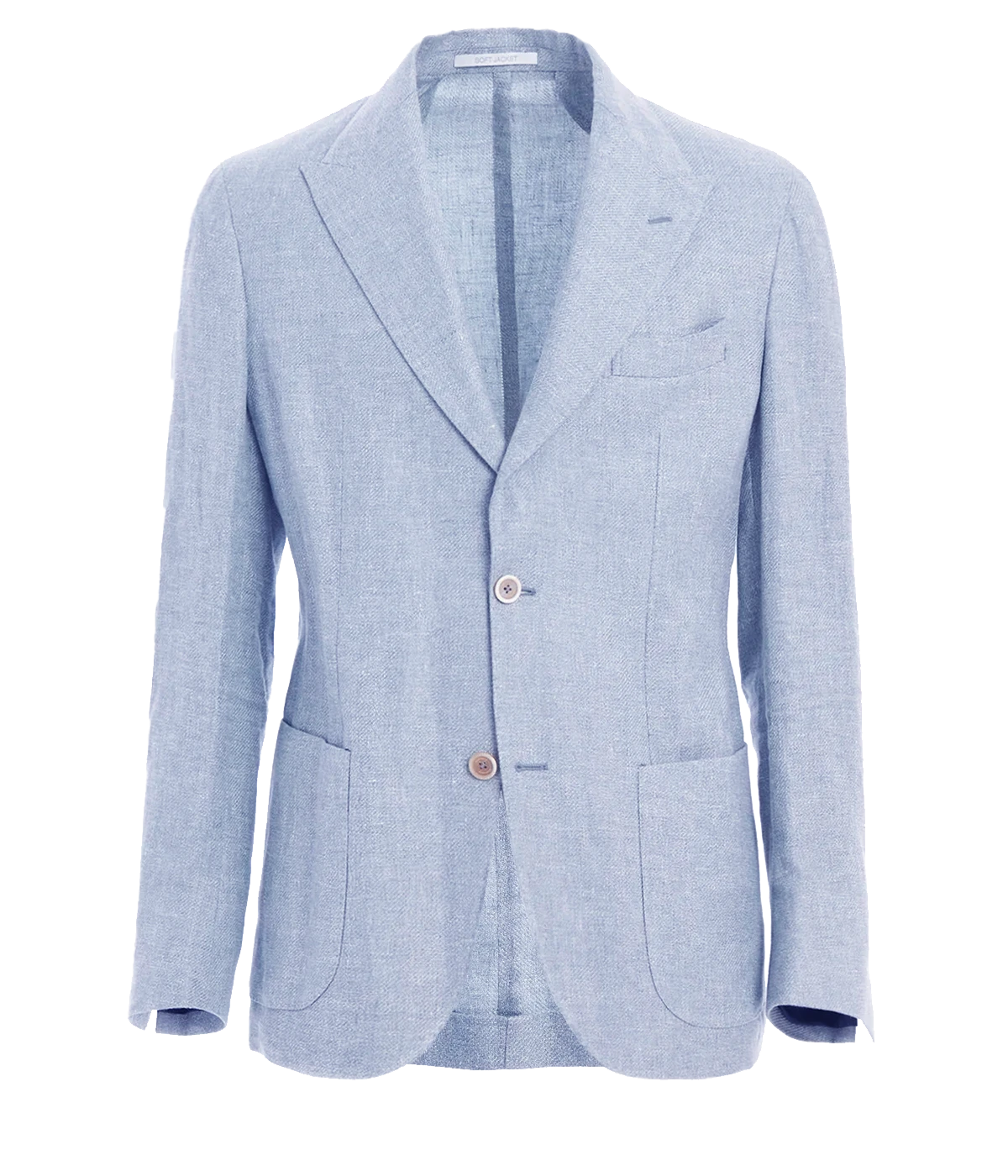 Single Breasted Deconstructed Soft Jacket in Denim