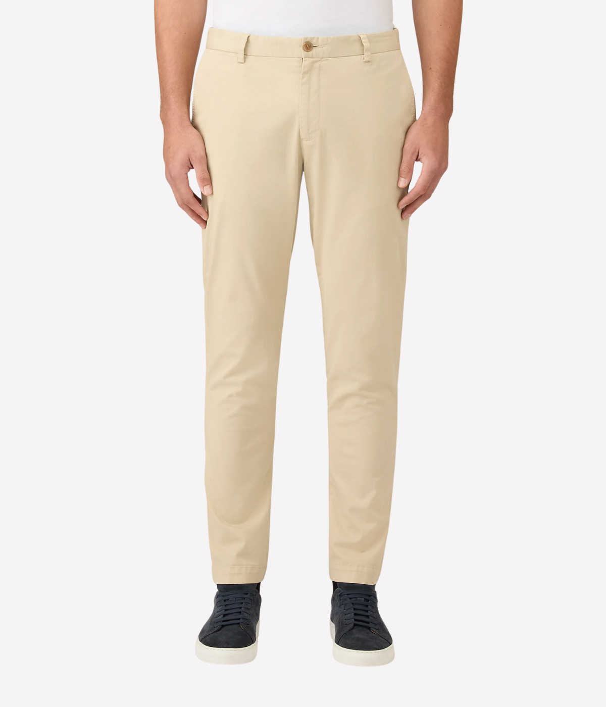 Slim Fit Chino in Light Stone