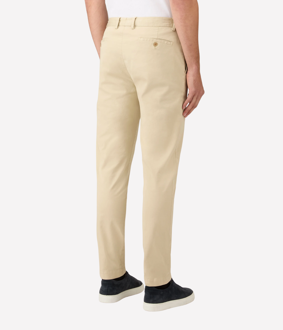 Slim Fit Chino in Light Stone