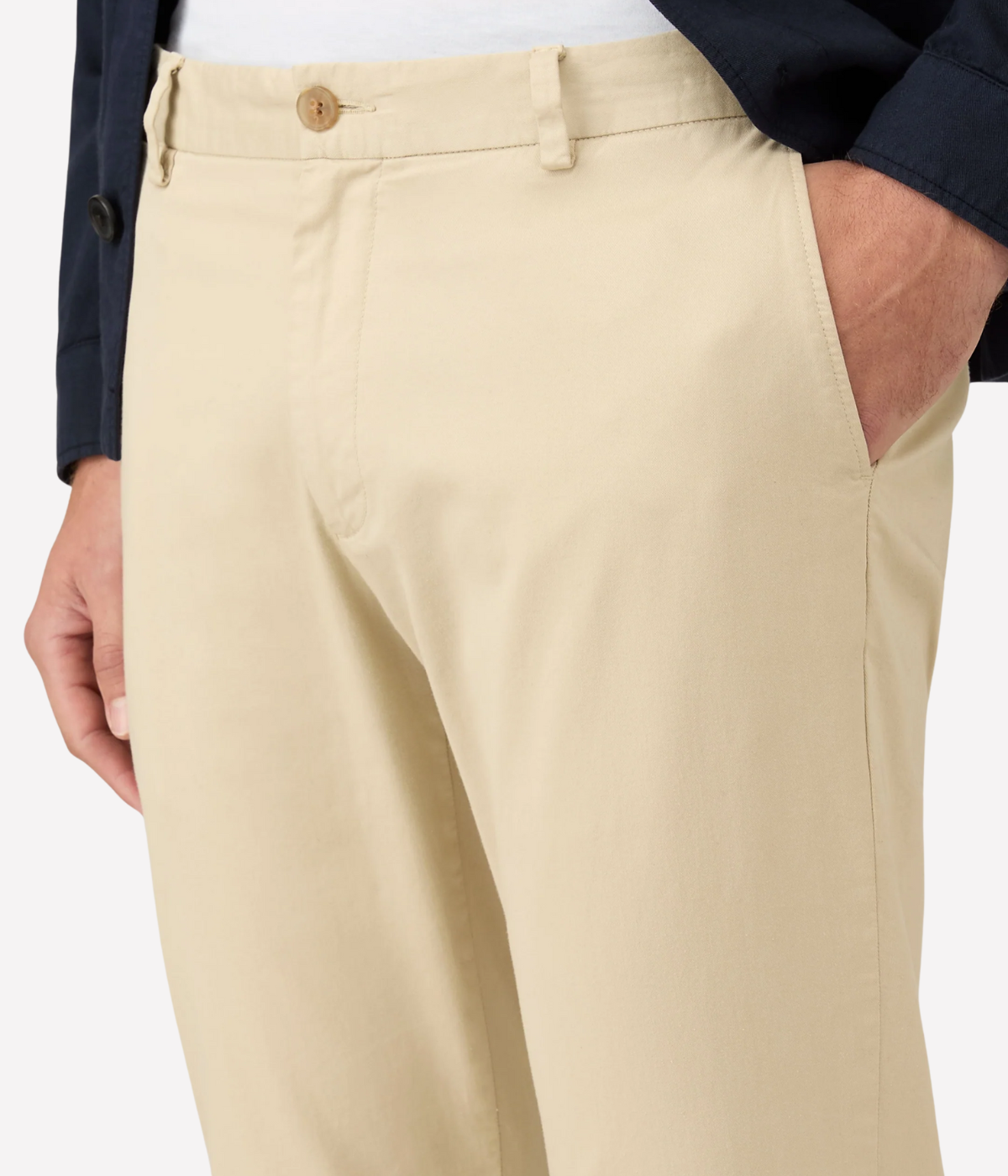 Slim Fit Chino in Light Stone