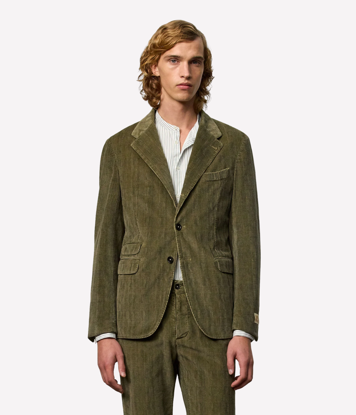 Suit Jacket w Pant in Verde