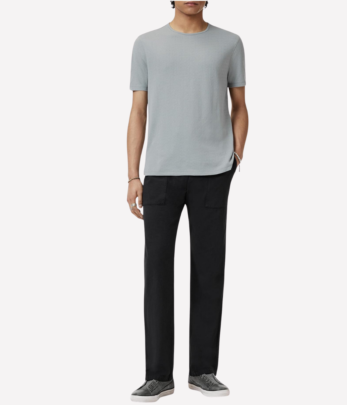 Stanley Short Sleeve Crew in Smoked Pearl Grey