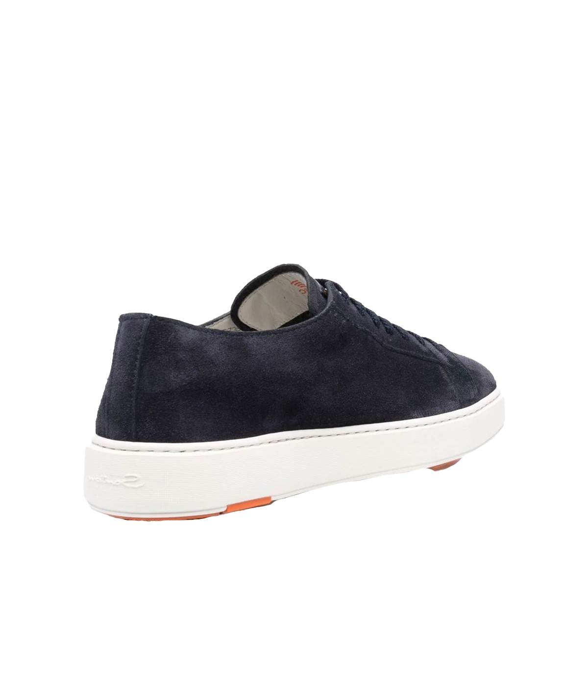 Suede Low-Top Sneakers in Oceano & Dark Blue
