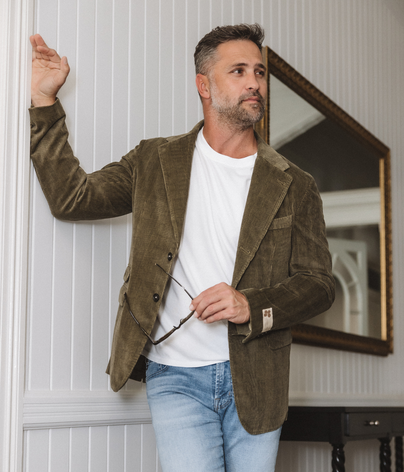 Suit Jacket in Verde