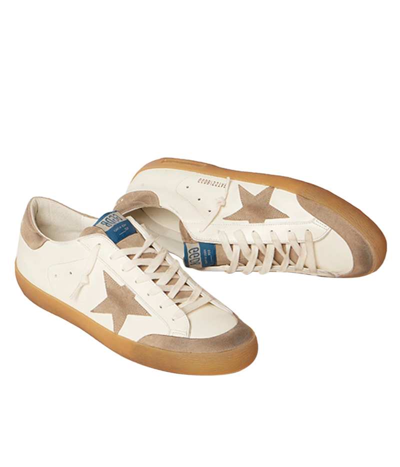 Super-Star Penstar Shiny Sneaker in Milky & Taupe