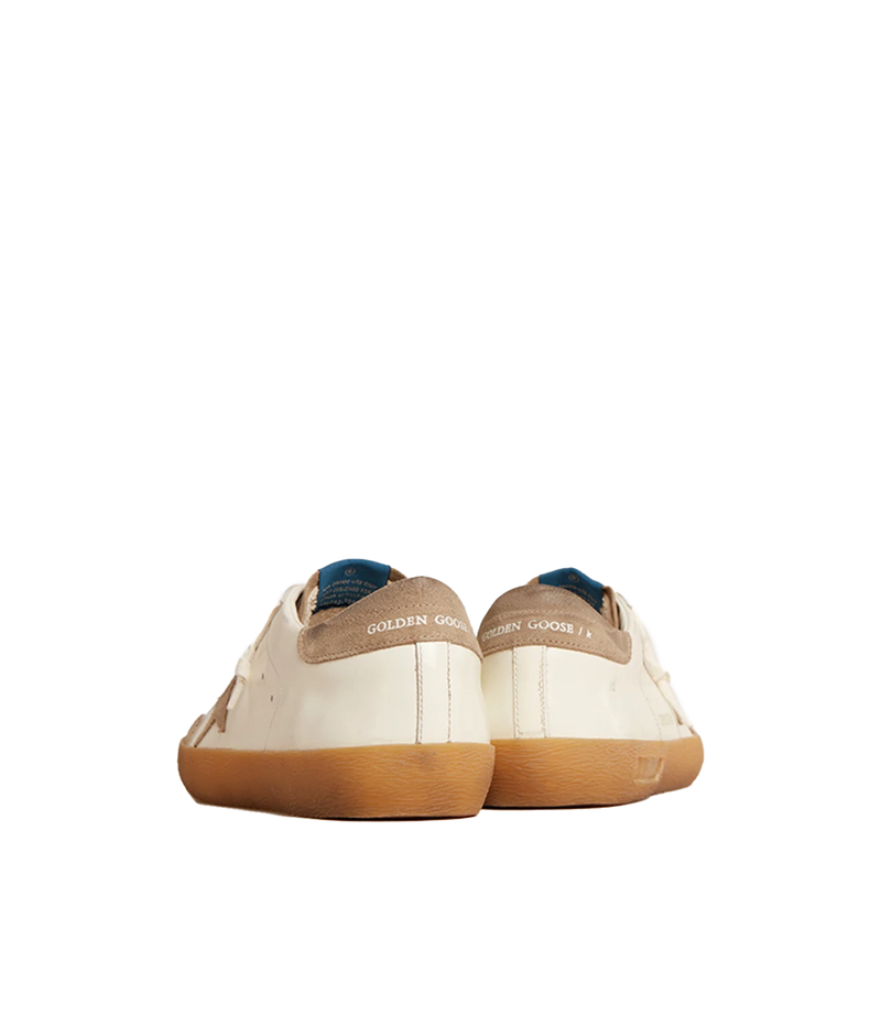 Super-Star Penstar Shiny Sneaker in Milky & Taupe