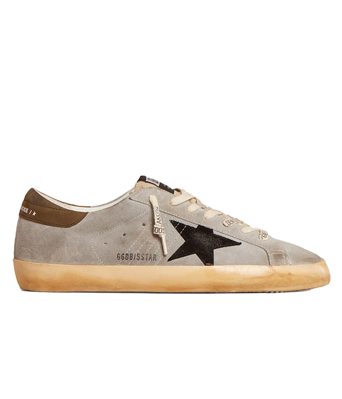 Super-Star Nabuk Sneaker in Grey, Back & Forrest