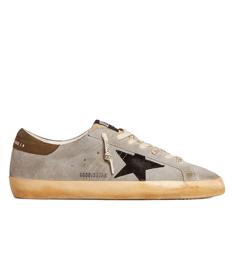 Super-Star Nabuk Sneaker in Grey, Back & Forrest
