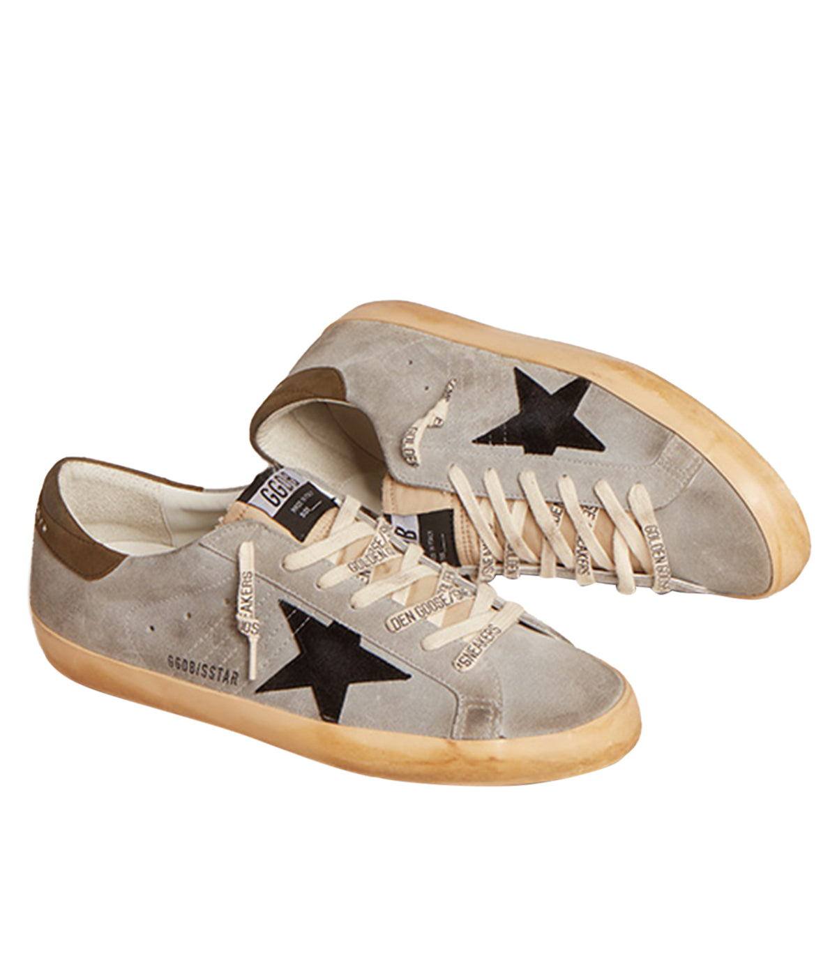 Super-Star Nabuk Sneaker in Grey, Back & Forrest