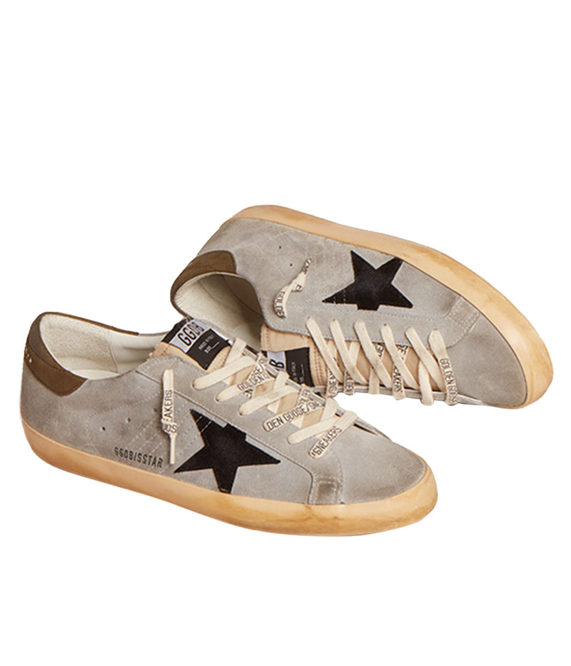 Super-Star Nabuk Sneaker in Grey, Back & Forrest