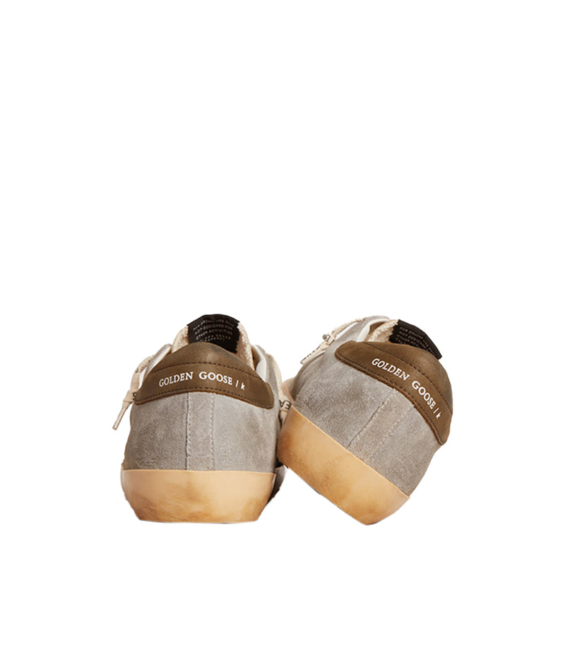 Super-Star Nabuk Sneaker in Grey, Back & Forrest