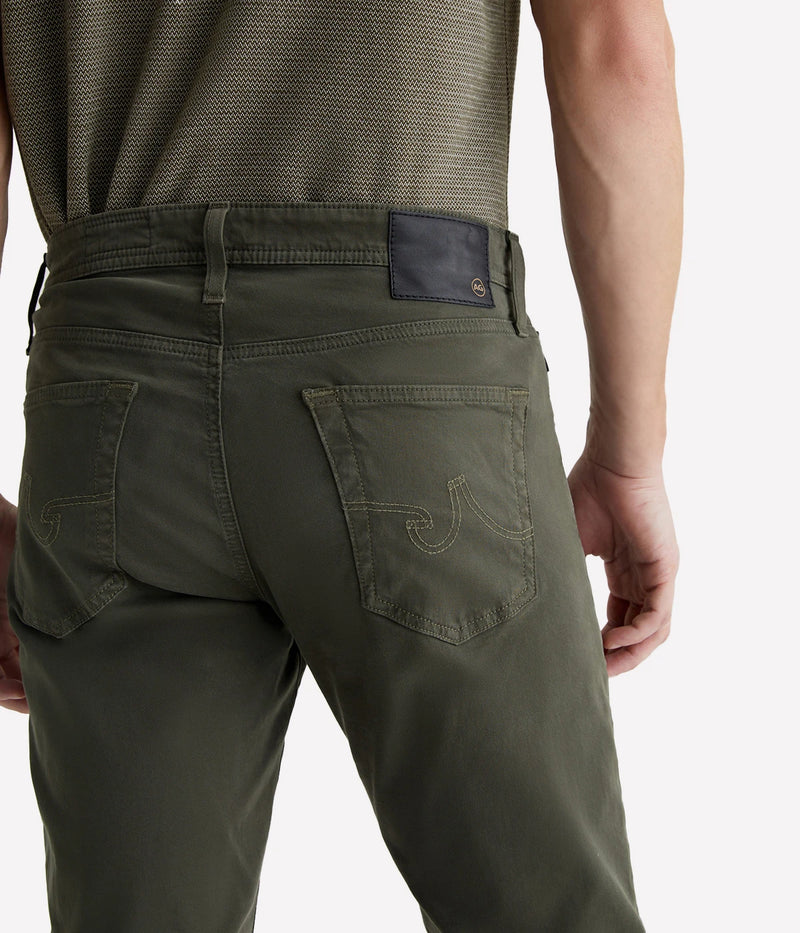 AG Tellis Pant Forest Moss Close Up Back Pocket Detail