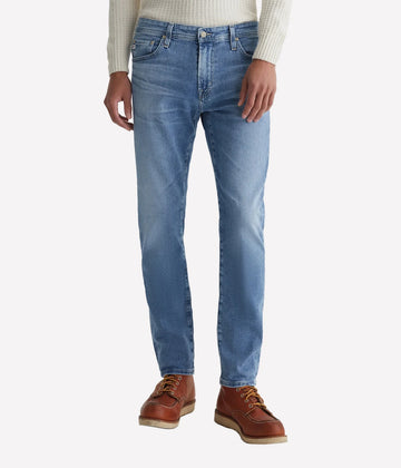 Light blue wash slim fit men's jeans by AG 