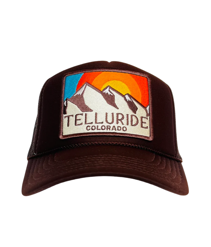 TELLURIDE Trucker Hat in Brown