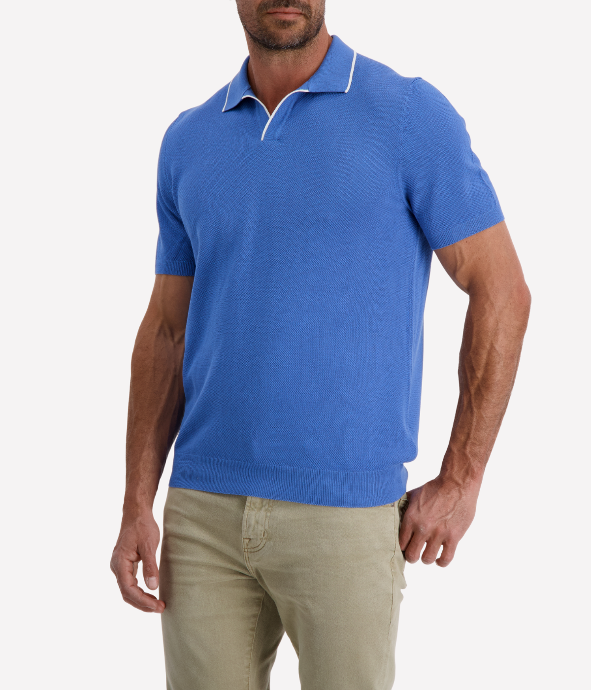 Tennis Short Sleeve in Blue