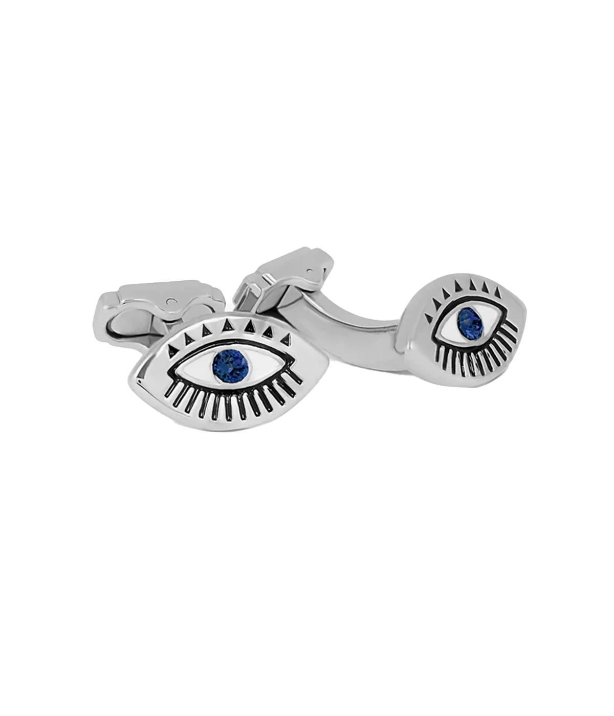 Thompson Evil Eye Cufflinks in Silver